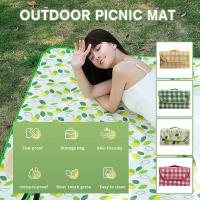 Outdoor Portable Spring Outing Dampproof Picnic Mat Picnic Folding Mat Mat Beach Thickened O6Y8