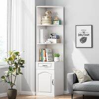 [COD] Drop shelf modern minimalist corner triangle storage cabinet living room bedroom