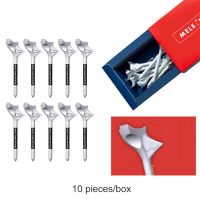 MELE LINKS Golf Tee Rhombus Golf Tee Bracket 10° Diagonal Insert Durable Plastic Tee Golf Speed Tee Golf Accessories