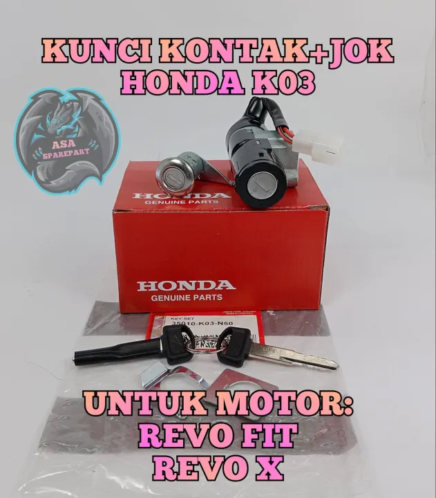 Kunci Kontak Jok Kualitas Asli Original Honda Ahm K Motor Revo Fit Revo X Stop Kontak