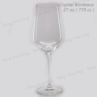 ( 6 ใบ ) แก้วไวน์คริสตัล Ripple Crystal Bordeaux 770 ml #RJ006BO27