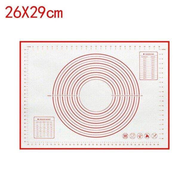 new-hot-congbiwu03033736-แผ่นแผ่นสำหรับอบซิลิโคนแผ่นรองวัดขนาดหลายขนาดแผ่นตะแกรงเตาอบทำขนมอบที่ไม่ติดอุปกรณ์ทำอาหารครัว
