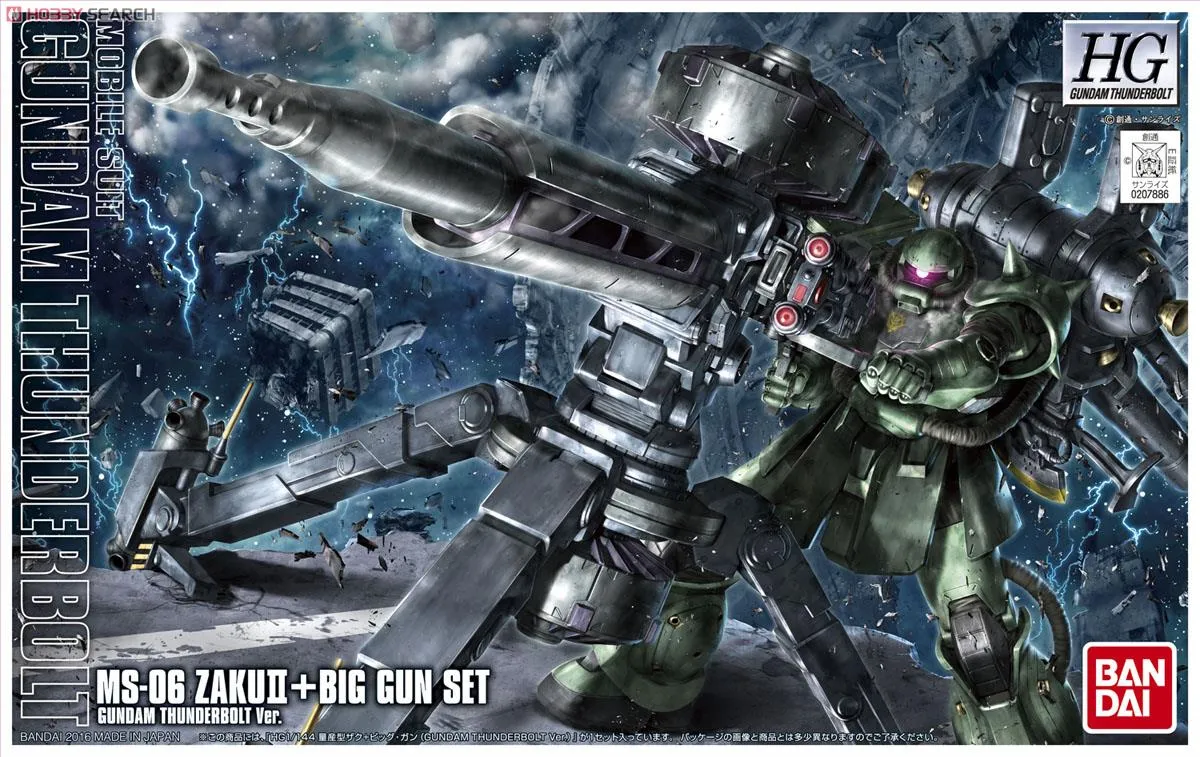 Gundam Bandai Hg Zaku 2 Big G Set 1/144 Thunderbolt Mô Hình Nhựa Đồ Chơi  Lắp Ráp Anime Nhật Hggt 