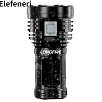 Eight Nuclear Explosion Led Flashlight Strong Light Rechargeable lantern Super Bright Small Xenon Special Forces Outdoor