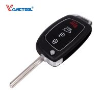 【big-discount】 Auto City (JAS) 3 + 1ปุ่มพลิกพับรถระยะไกล Key Fob กรณีเปล่าสำหรับ Mistra Hyundai HB20 SANTA FE IX35 IX45 Accent I40 Uncut