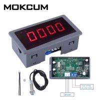 4Bit Digital LED Tachometer RPM Speed Meter with Hall Proximity Switch Sensor High-Precision AC 110V 220V