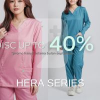 ➦➮✶✺ Hera Series ชุดเสื้อผ้าหมอ พยาบาล OK SCRUB แขนยาว สําหรับใช้ทางการแพทย์