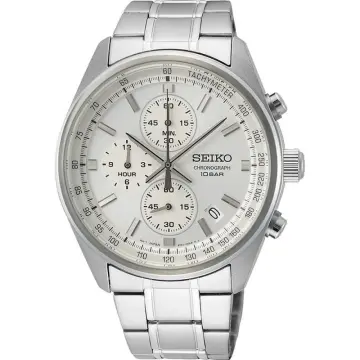 Seiko 43mm sales men's chronograph