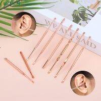 Rose Gold Stainless Steel Spiral Earpick Ear Scoop Earwax Digging Tools Earwax Curette Spoon Care Ear Clean Toolear Cleaner