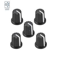 5PCS/Lot Dia. 6mm Thread Shaft Rotary Potentiometer Control Knob for Electric Guitar Acrylic Volume Tone Plastic Cap