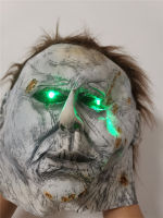 Halloween LED Horror Michael Myers Mask Cosplay Latex Full Face Helmet Scary Props toy Home Decoration Accessories