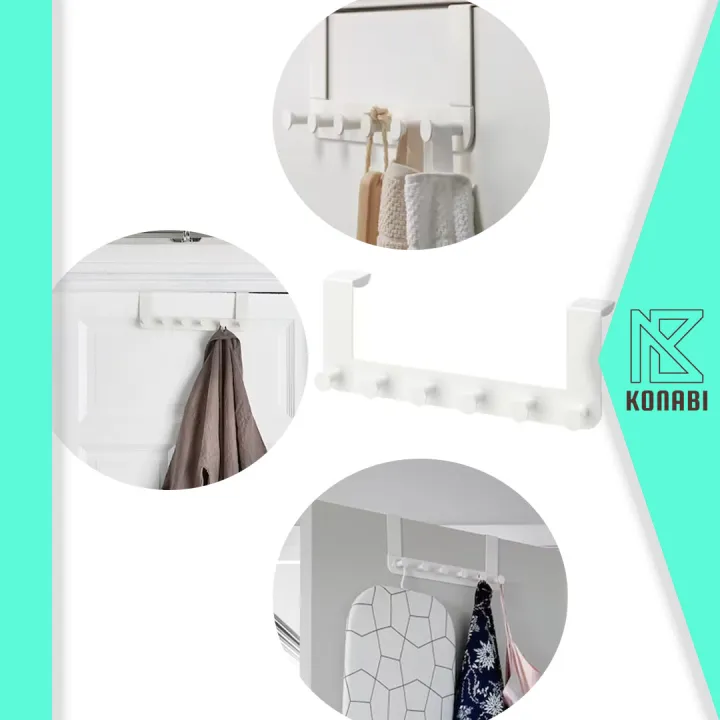 [ KONABI ] IKEA HANGER FOR DOOR ENUDDEN WHITE COLOR DOOR HANGER CLOTHES