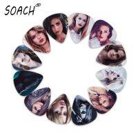 【CW】 SOACH 10pcs 3 kinds of thickness new guitar picks female star pictures high quality print accessories