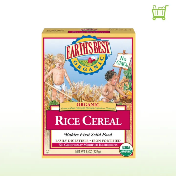 Earth's Best Organic Whole Grain Rice Cereal 227g Lazada PH
