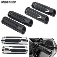 ✧۞❈ Motorcycle Hand Grips 1 Soft Touch Comfort Handle Grip CNC For Harley Touring Softail Dyna Electronic Throttle Handle Bar Grip