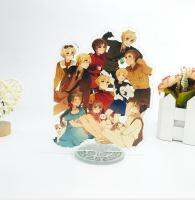 【✈】 IM Collections. อะนิเมะแกนทรงพลัง Hetalia Arthur Kirkalyuratto โมเดลอะคริลิคตกแต่งโต๊ะของเล่นตุ๊กตาของขวัญ