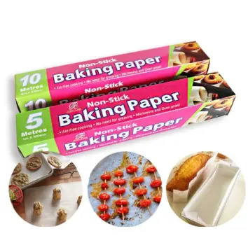35/10 / 5M Baking Paper Barbecue Double Sided Silicone Oil Parchment Paper  Rectangle Oven Oil Baking
