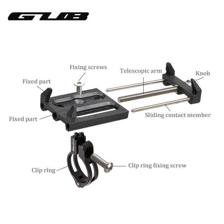 gub-g-83ลื่นสากลจักรยานที่วางศัพท์-m-ount-b-racket-สำหรับ3-5-6-2นิ้วมาร์ทโฟนจักรยาน-h-andlebar-คลิปยืน