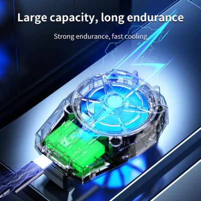 卐☁ Phone Magnetic Radiator ABS Game Cooler System Quick Cooling Fan For Iphone With Battery кулер для телефона Phone Radiator Fan