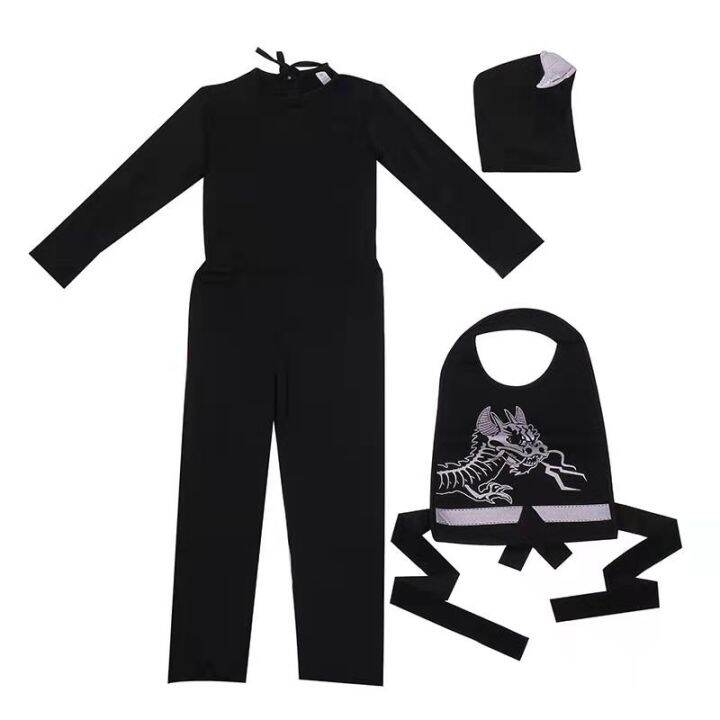 kids-black-dragon-ninja-costume-disguise-carnival-performance-party-dress-up-for-children