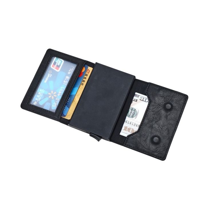 layor-wallet-กระเป๋าเงินสำหรับผู้ชาย-กระเป๋ากระเป๋าเหรียญป้ายที่ใส่บัตรเครดิตแบบบางกระเป๋าสตางค์อัจฉริยะซิปใส่นามบัตรป้องกันการเกิดริ้วรอย