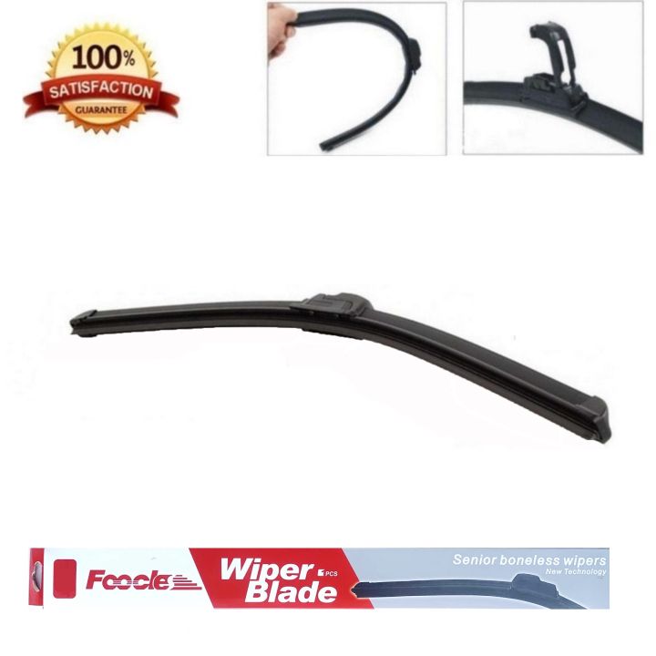 ใบปัดน้ำฝน (1ชิ้น) 14 16 17 18 19 20 21 22 24 26 Foocle Senior Boneless Wiper Blade