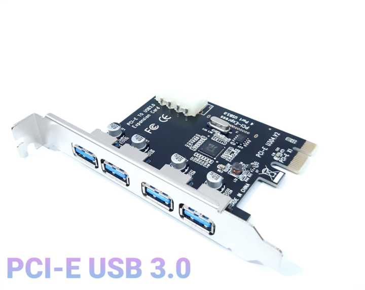 Pci E Ke 4 Usb 30 Port Kartu Ekspansi Pci Express Ke Usb 30 Kartu Adaptor Dengan Antarmuka 9803