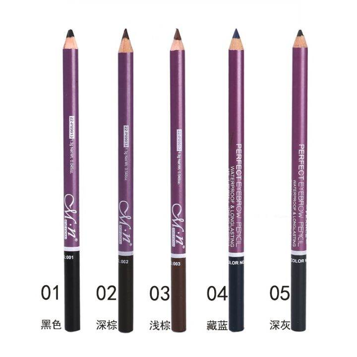 menow-p09013-hard-head-eyebrow-pencil-with-eyebrow-comb-easy-to-color-not-easy-to-smudge-makeup-cosmetic-gift-for-girl