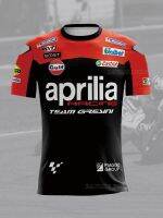 2023 Moto For Aprilia Motorcycle Racing Team T-Shirt Mens Summer Quick Dry Breathable Do Not Fade Cold Feeling Jerseys