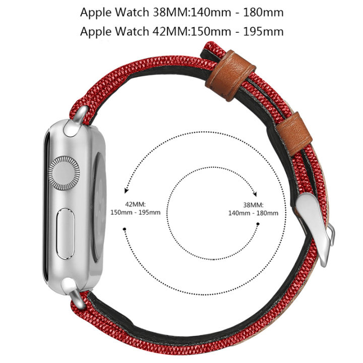 สายหนังผ้าใบทั่วไปสำหรับนาฬิกา-apple-ultra-49มม-44มม-45มม-41มม-40มม-42มม-สายรัดข้อมือสำหรับ-i-watch-series-8-7-6-5-se2-3-4-38มม-44มม