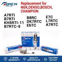 ZZOOI Original TORCH Candles Spark Plug L7RTC DK7RTC B7RTC-9 B8RC E6TC E7C A7RTC KH5RTI-11 A7RTI B7RTI Replacement for DENSO