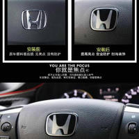 โลโก้ติดพวงมาลัยรถยนต์สีแดง ดํา ฟ้า H 1 ชิ้นสําหรับ Honda Civic Accord City CR-V Fit Jade Odyssey HR-V FREED