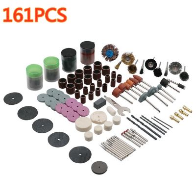 161Pcs Abrasives Accessories Abrasive Tools Wood Metal Engraving Electric Rotary Tool Accessory for Dremel Bit Set
