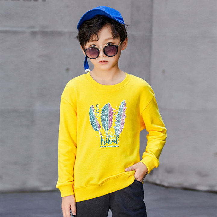 k2057-o-เสื้อกันหนาวเด็กสไตส์เกาหลี-สกรีนลายการ์ตูนน่ารักใส่ได้ทั้งหญิงและชาย-ผ้าโพลีเอสเตอร์-ใส่สบาย