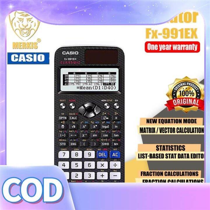 COD CASIO Fx-991EX Calculator Generation Contains Functions Edition ...