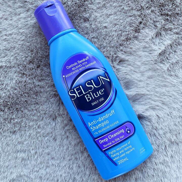 SELSUN Blue Deep Cleansing Anti-dandruff Shampoo 200ML(VIOLET) | Lazada PH