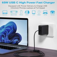 65W USB C Power Adapter Type Charger For Mac Book Pro Dell Latitude Lenovo Huawei Matebook HP Spectre Acer Chromebook