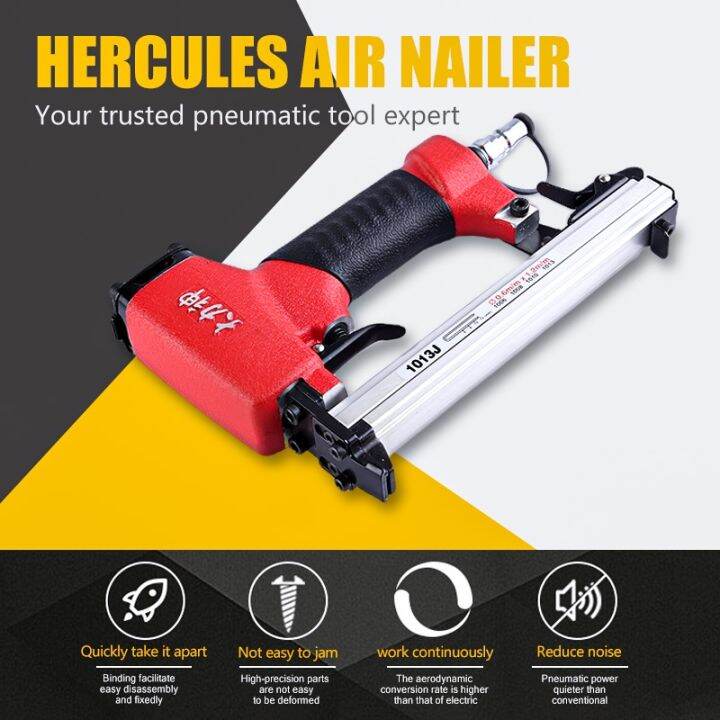 Air Nailer Tacker Gun Eumatic Staple 1013J Pneumatic Construction
