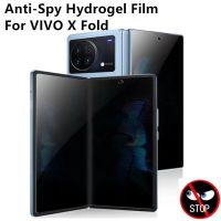 Set Outer Inner Anti-Spy Screen Protector For VIVO X Fold / XFold Plus Soft Privacy Film Anti-Scratch Cover Bubble-Free