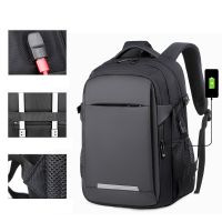 Summer New Men Backpack External USB Port School Bag For Boys Large Capacity Men Travel Backpacks Waterproof Laptop Backpacks