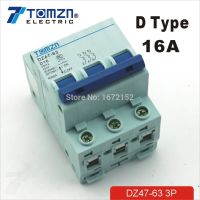 3P 16A D ประเภท 240V/415V เซอร์กิตเบรกเกอร์ MCB 4 POLES-Daoqiao