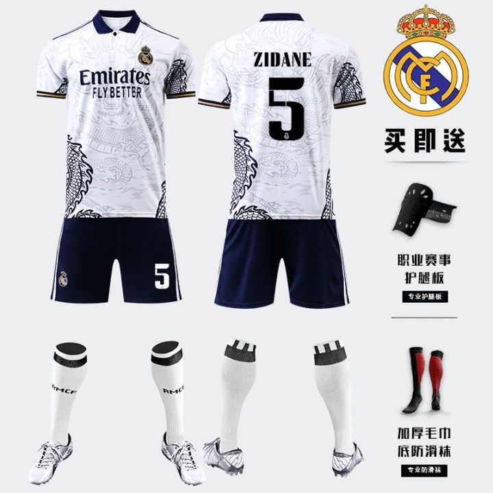 22-23-long-yan-real-madrid-football-take-7-c-luo-benzema-9-special-edition-adult-custom-childrens-soccer-uniform