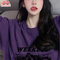 เสื้อยืดแขนสั้นพิมพ์ลาย MBeauty 2023 American ใหม่