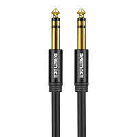 6.35 mm to 6.35 mm Instrument Guitar Cable, Gold-Plated 6.35mm 14" Male TRS to 6.35mm 14" Male TRS Balanced Stereo Audio Cable