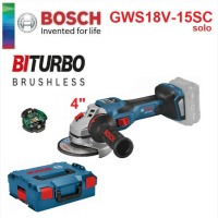 BOSCH หินเจียร4 ไร้สาย รุ่น GWS18V-15SC เครื่องเปล่าไม่รวมแบต ไม่รวมแท่นชาร์จ 18V รับประกัน