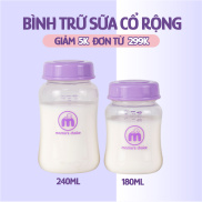 Bình Trữ Sữa Cổ Rộng Mama s Choice 180ml 240ml