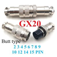 1Set GX20 Butt type Aviation Plugs Sockets M19 Aero Aerial plug 2 3 4 5 6 7 8 9 10 12 14 15PIN DF20 Aviation Connector