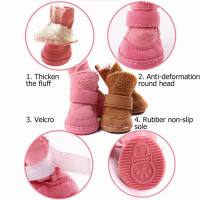 Warm Dog Cat ฤดูหนาวรองเท้าสำหรับสุนัข Non-Slip Dog Snow Boots Chihuahua Shih Tzu รองเท้า Zapatos Perro ที่ขายดีที่สุดรองเท้าผลิตภัณฑ์