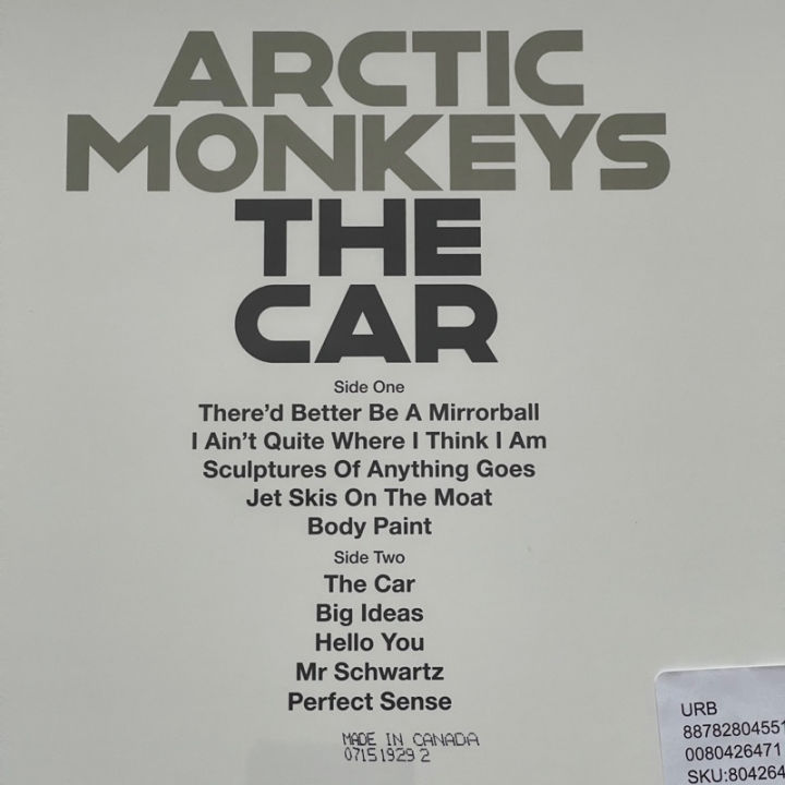 แผ่นเสียง-arctic-monkeys-the-car-vinyl-lp-album-แผ่นเสียงมือหนึ่ง-ซีล