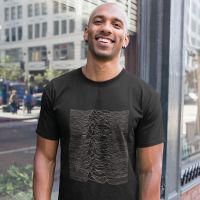 [หรูหรา] Joy Division T เสื้อ Unknown Pleasures - Joy Division Music Tee เสื้อฤดูร้อนผู้ชาย T เสื้อแฟชั่นเสื้อยืดกราฟิกตลก Tshirt